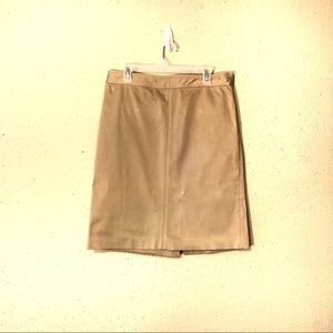 J Crew khaki pencil skirt
